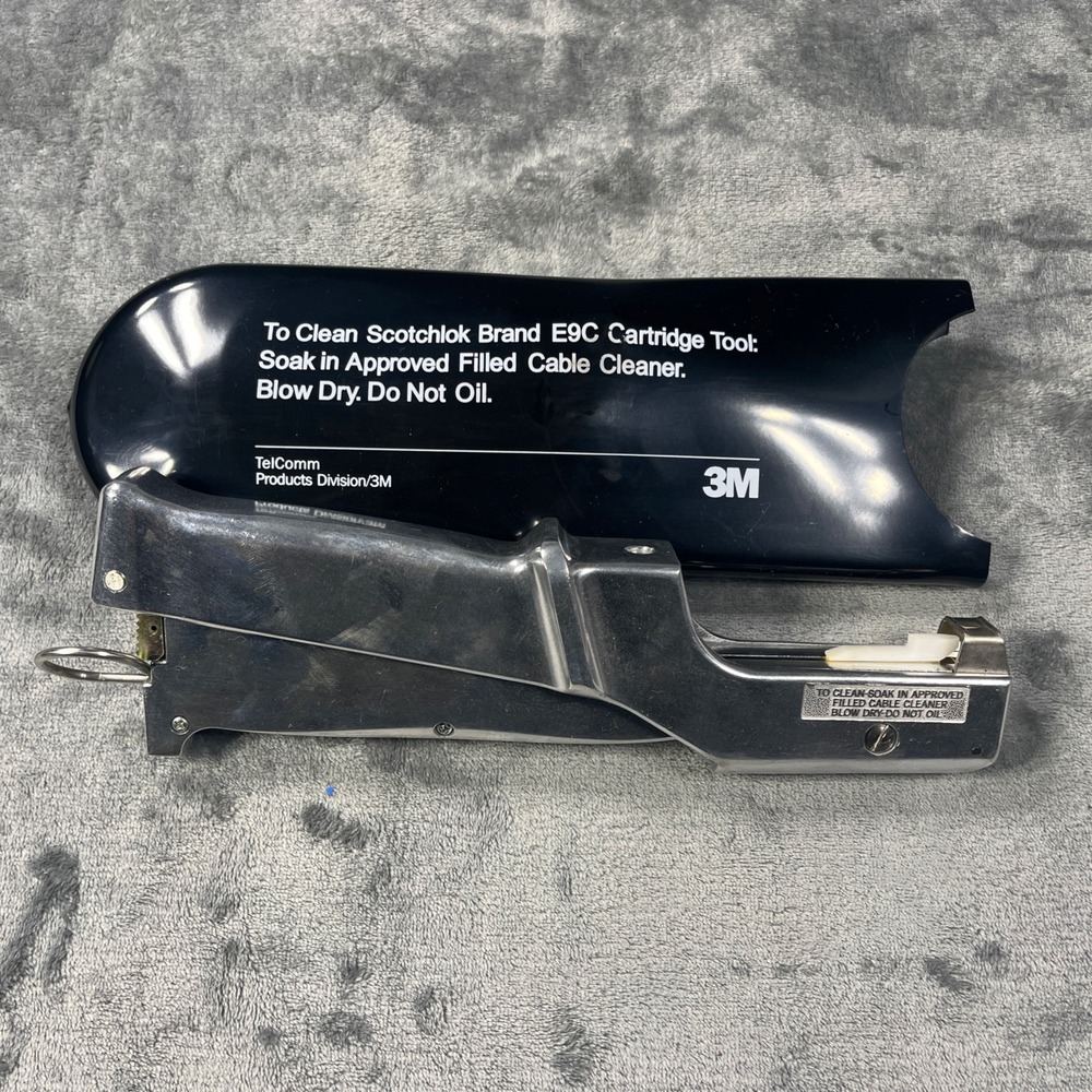 3M SCOTCHLOCK E-9C Cartridge‎ Tool Crimping Connector Black Case TelComm EUC
